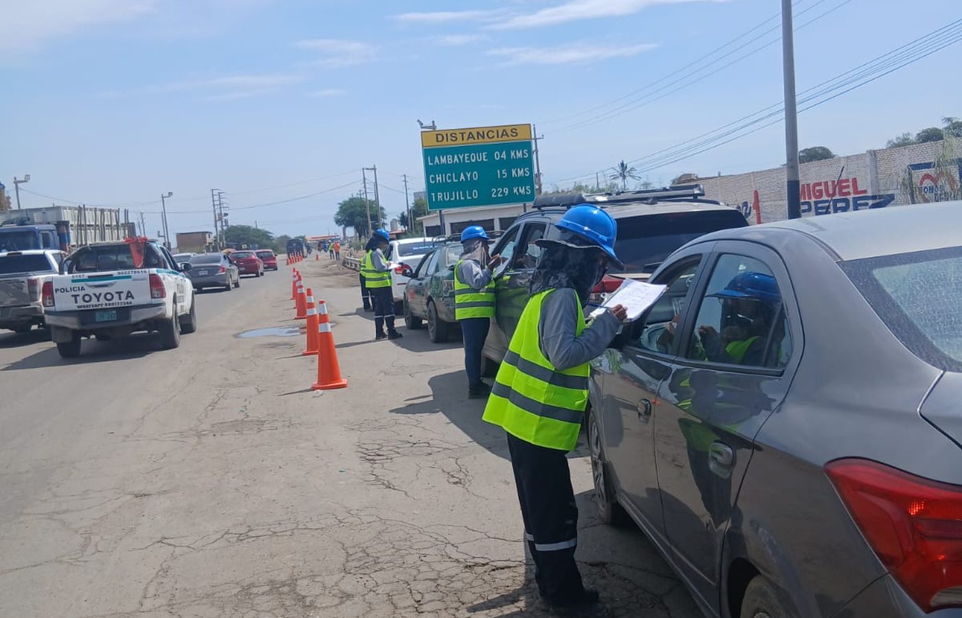 Control de campo y levantamiento de información vehicular